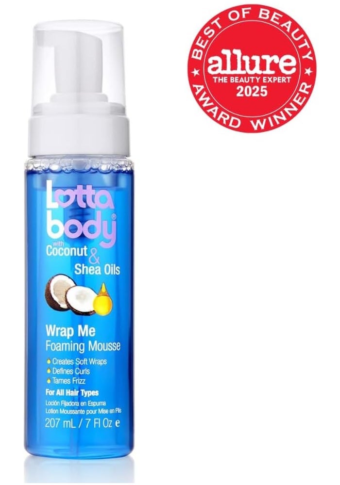 Lottabody Coconut Oil and Shea Wrap Me Foaming Curl Mousse - 7 Fl Oz - Image 2